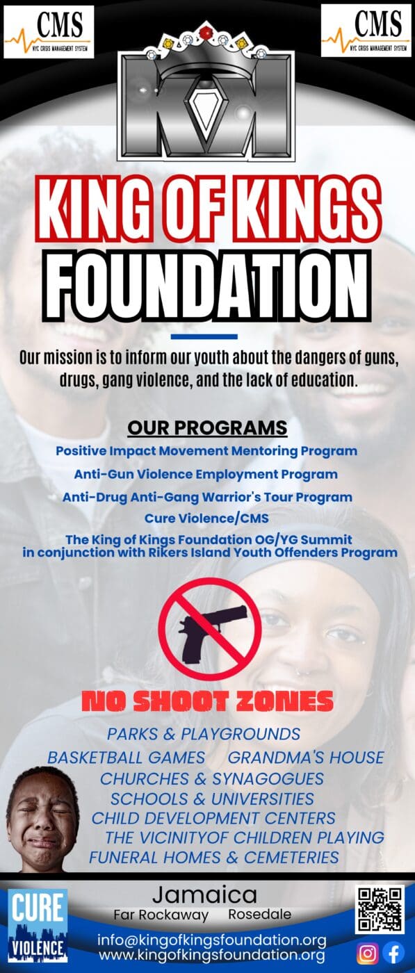 A poster of the king of kings foundation.