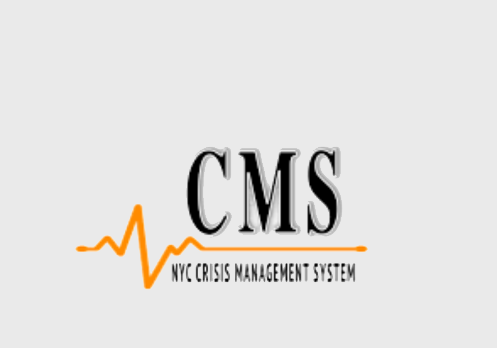 A logo of the nyc crisis management system.